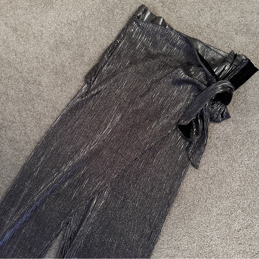 Sparkly wrap front pants ✨✨